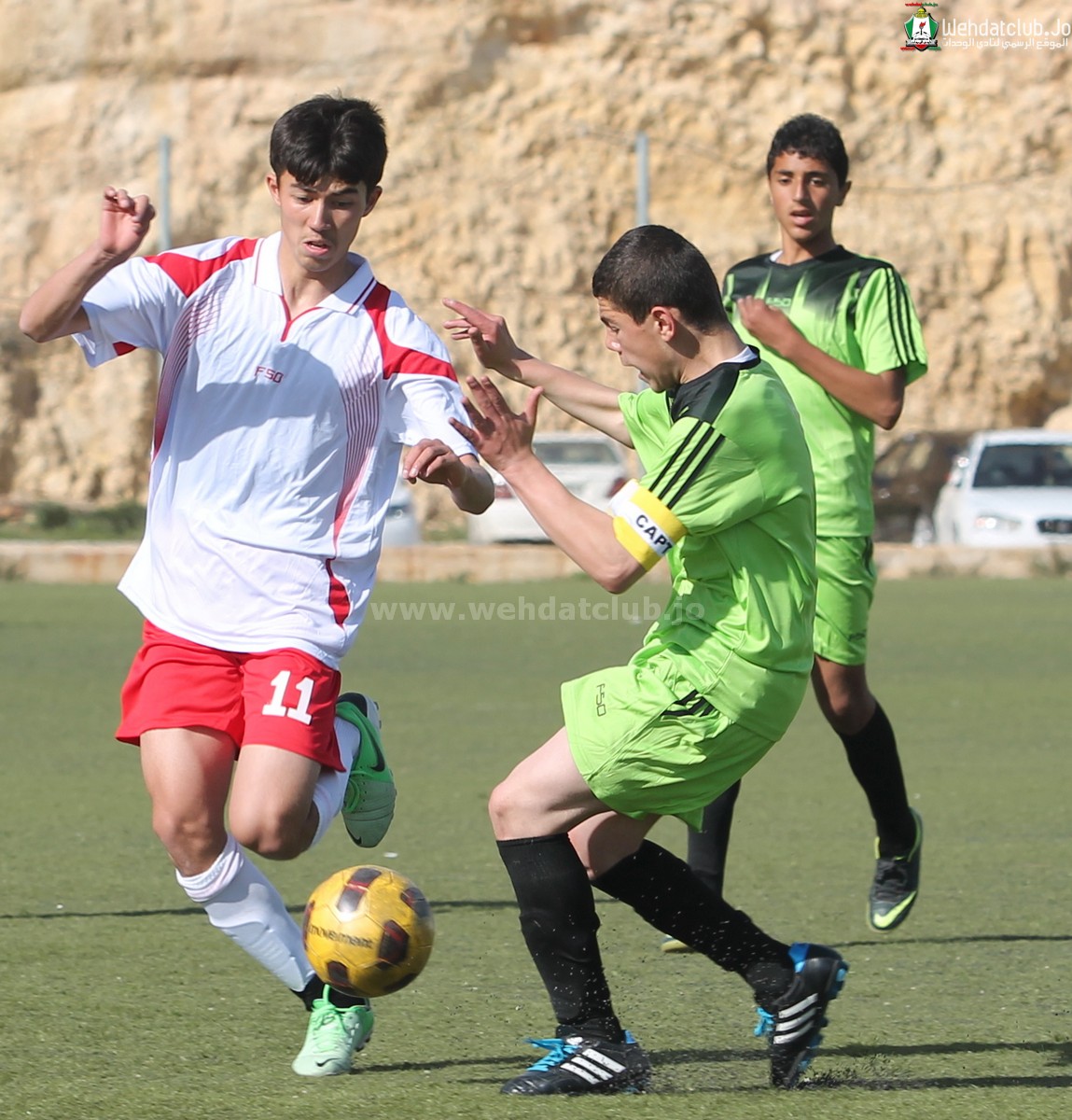 الوحدات و اتحاد الرمثا سن 14 244
